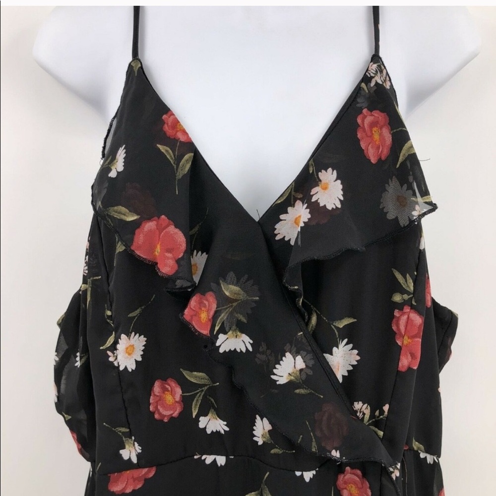 No Boundaries | Floral Maxi with Ruffle Detail - Picture 3 of 7